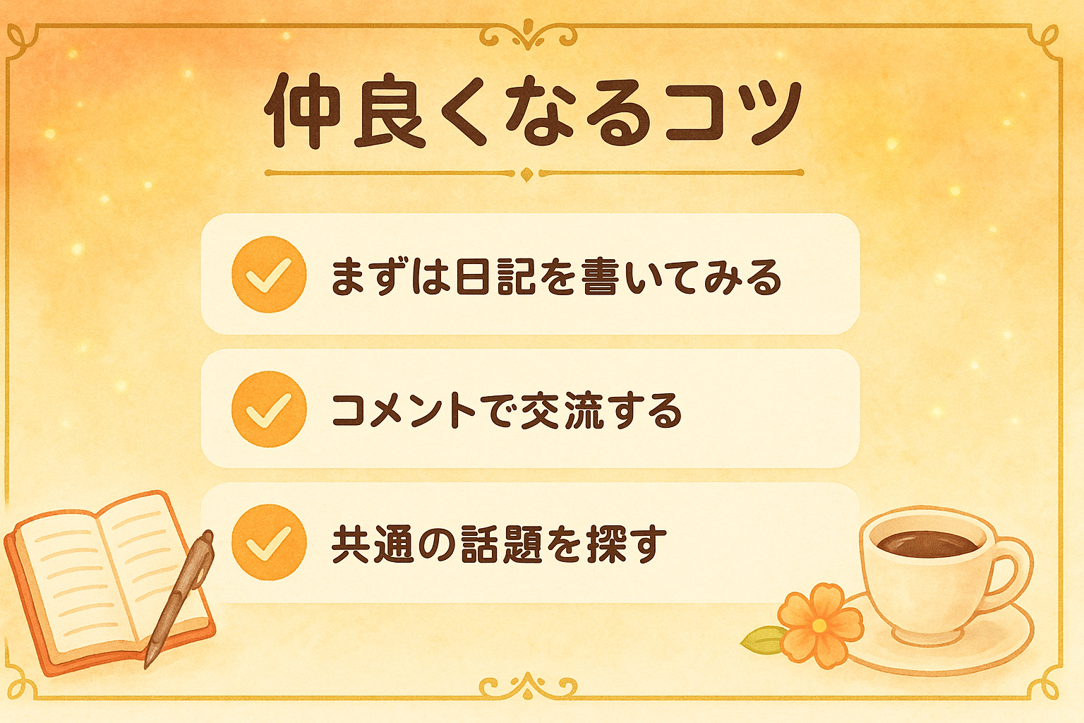 ASOBO(アソボ)のコミュニティ機能で仲良くなるコツ