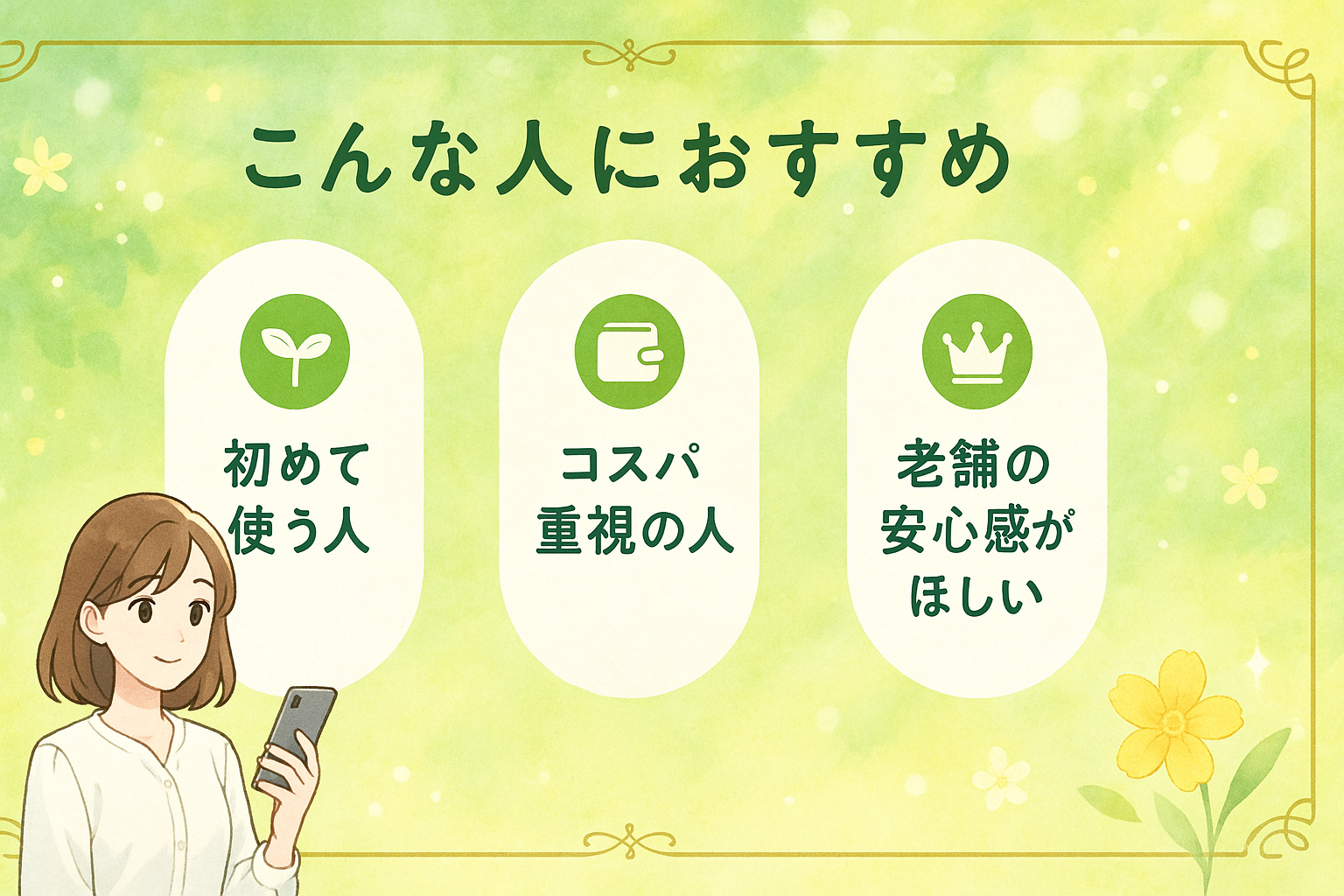 ワクワクメールはこんな人におすすめ