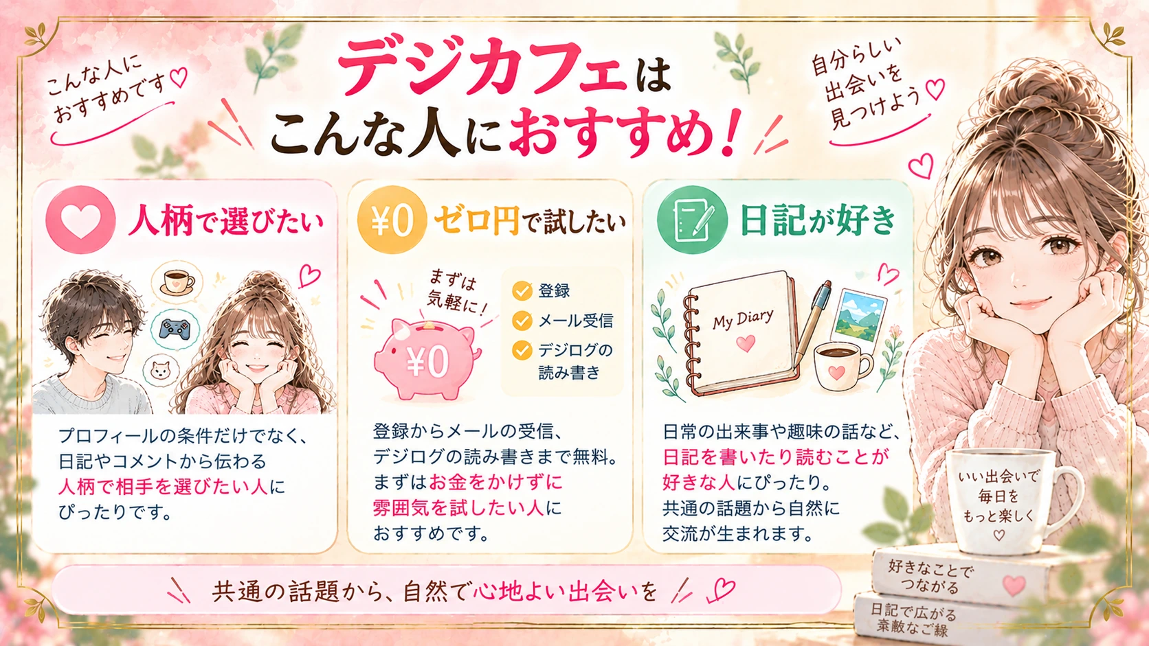 デジカフェはこんな人におすすめ